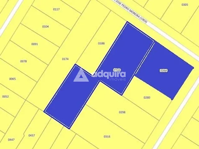 Terreno com 2320m², à venda, no bairro Ronda em Ponta Grossa