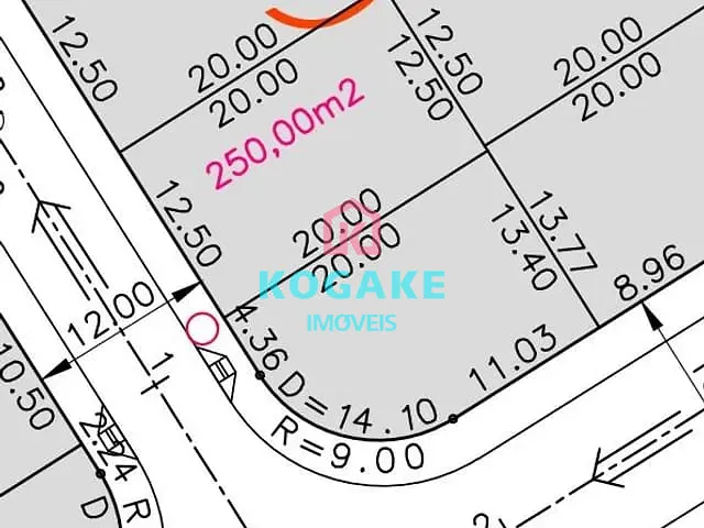 Terreno com 250m², à venda, no bairro Putim em São José dos Campos