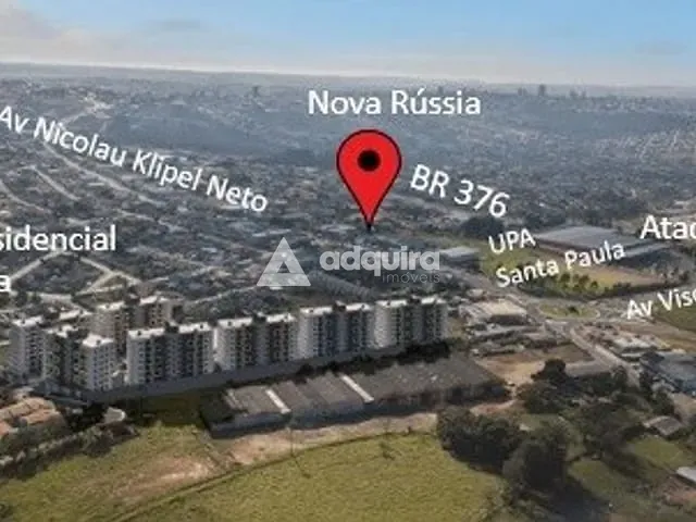 Terreno com 528m², à venda, no bairro Contorno em Ponta Grossa