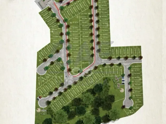 Terreno com 143m², à venda, no bairro Martírio em Amparo