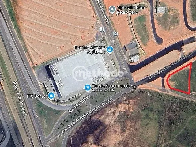 Terreno com 2838m², para alugar, no bairro Alphaville Dom Pedro em Campinas