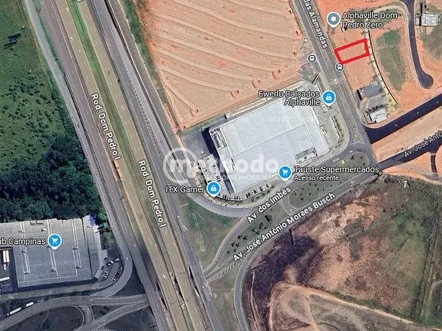 Terreno com 564m², para alugar, no bairro Alphaville Dom Pedro em Campinas