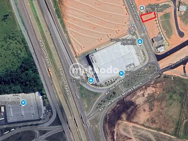 Terreno com 622m², para alugar, no bairro Alphaville Dom Pedro em Campinas