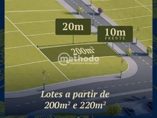 Terreno com 200m², à venda, no bairro Jardim Ypê em Paulínia