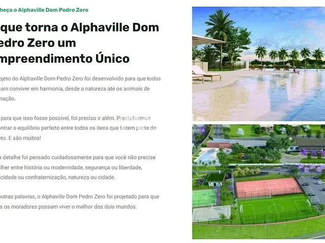 Terreno com 410m², à venda, no bairro Alphaville Dom Pedro em Campinas