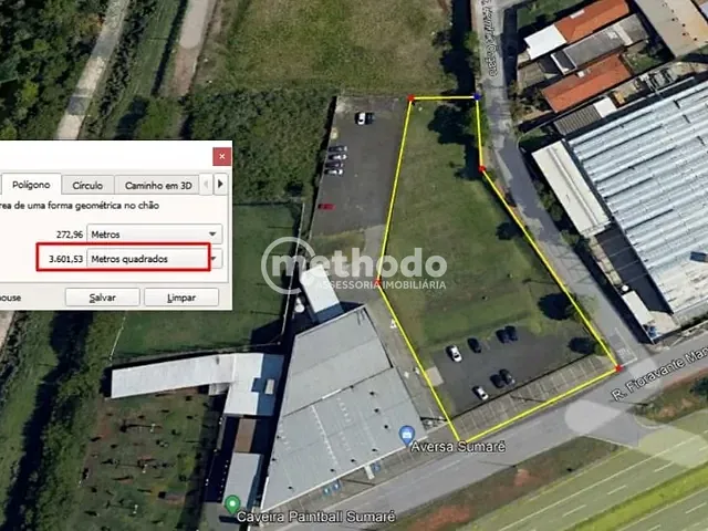 Terreno com 3547m², à venda, no bairro Chácara Monte Alegre em Sumaré