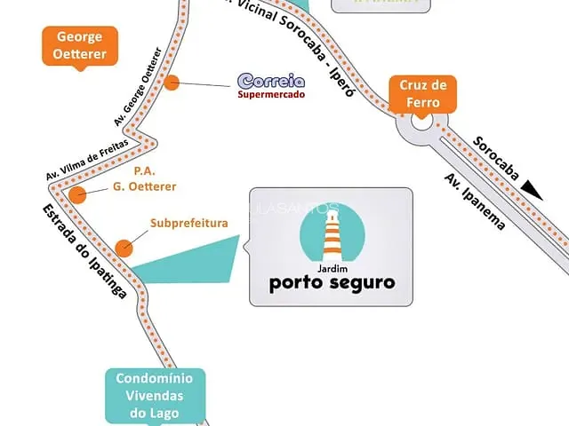Terreno com 125m², à venda, no bairro George Oetterer (Bacaetava) em Iperó