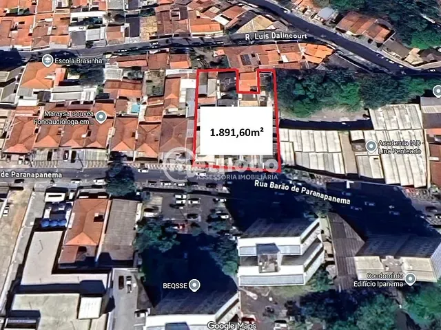 Terreno com 1892m², à venda, no bairro Bosque em Campinas