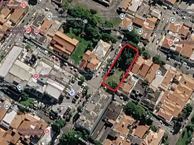 Terreno com 1046m², à venda, no bairro Vila Trujillo em Sorocaba