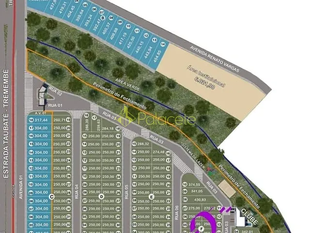 Terreno com 270m², à venda, no bairro Caminho Novo em Tremembé