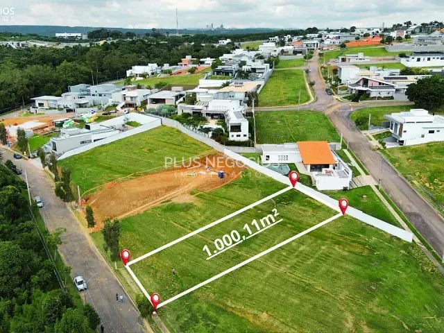 Terreno com 1000m², à venda, no bairro Parque Ecoresidencial Fazenda Jequitibá em Sorocaba