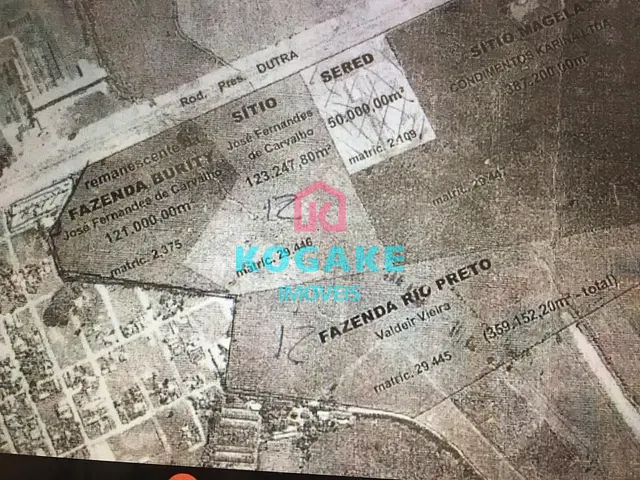 Terreno com 227100m², à venda, no bairro Moreira César em Pindamonhangaba