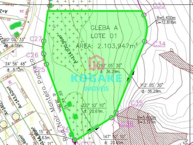 Terreno com 2104m², à venda, no bairro São Geraldo em Aparecida