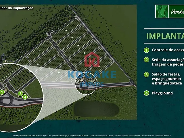 Terreno com 250m², à venda, no bairro Eugênio de Mello em São José dos Campos