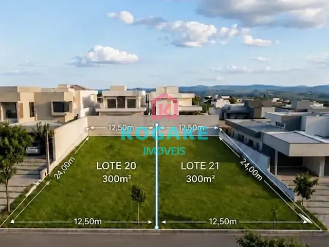 Terreno com 300m², à venda, no bairro Condomínio Terras do Vale em Caçapava