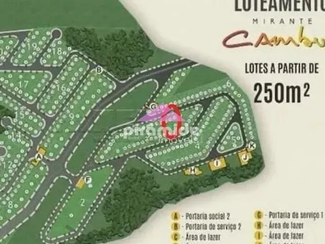 Terreno com 250m², à venda, no bairro Floresta em São José dos Campos
