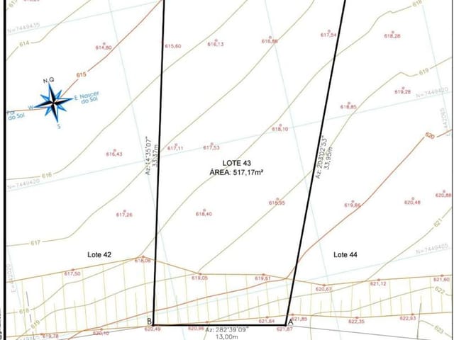 Terreno com 517m², à venda, no bairro Caixa D'água em Taubaté