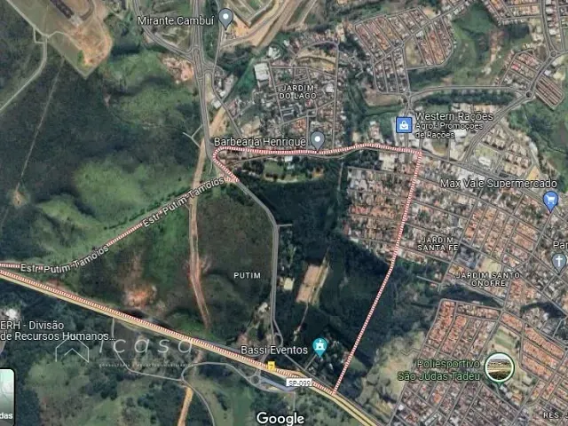 Terreno com 18614m², à venda, no bairro Putim em São José dos Campos