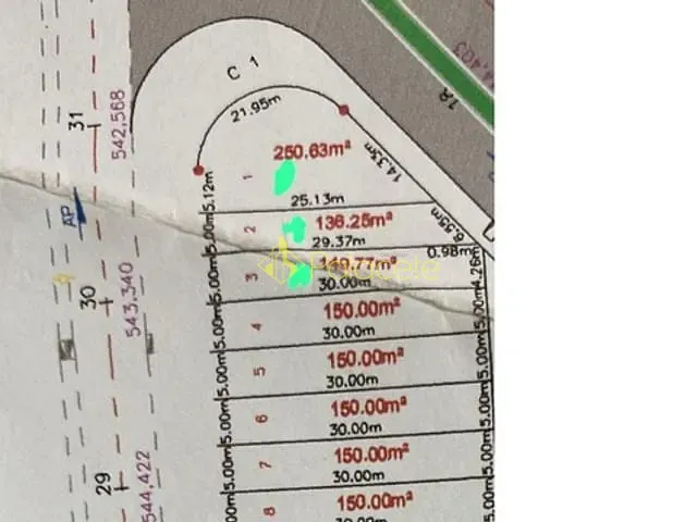 Terreno com 535m², à venda, no bairro Vila Areao em Taubaté