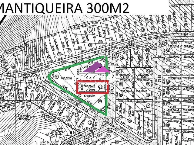 Terreno com 300m², à venda, no bairro Condomínio Residencial Mantiqueira em São José dos Campos