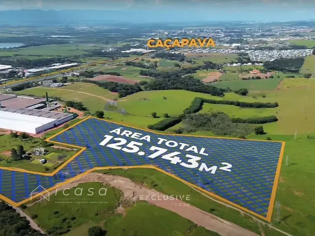 Terreno com 125743m², à venda, no bairro Santa Luzia em Caçapava