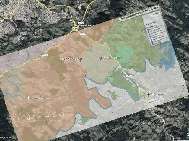 Terreno com 9300000m², à venda, no bairro Cidade Salvador em Jacareí