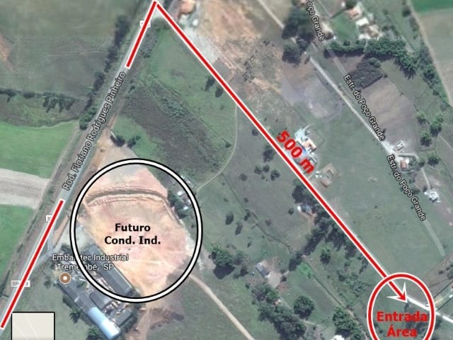 Terreno com 12500m², à venda, no bairro Centro em Tremembé