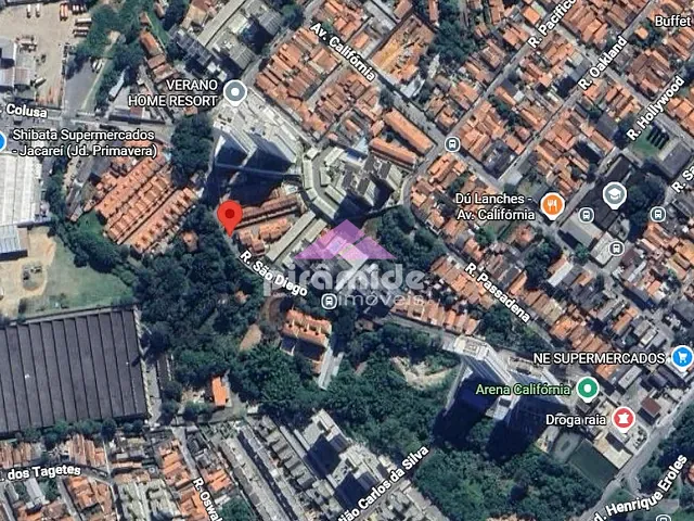 Terreno com 1680m², à venda, no bairro Jardim Califórnia em Jacareí