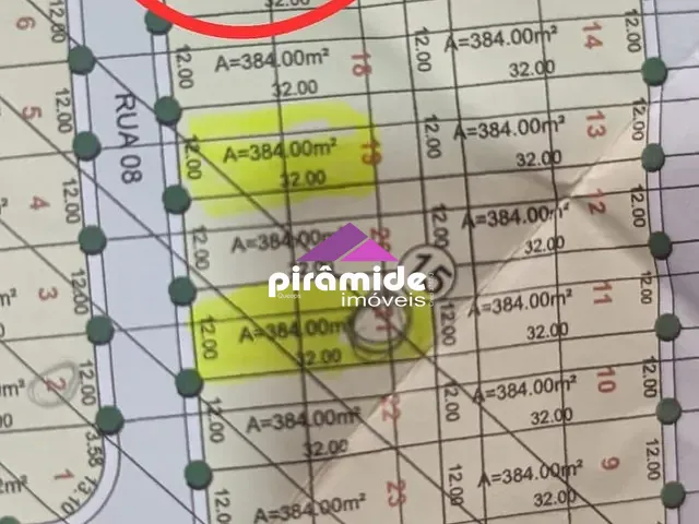 Terreno com 560m², à venda, no bairro Eugênio de Mello em São José dos Campos