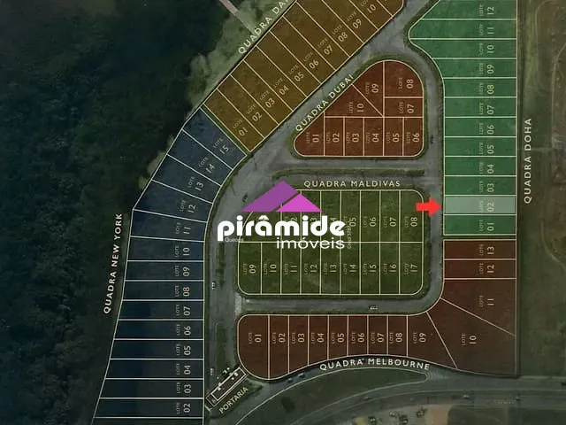 Terreno com 825m², à venda, no bairro Urbanova em São José dos Campos