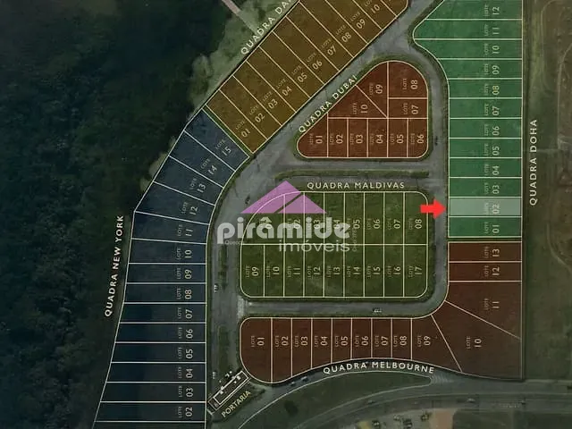 Terreno com 825m², à venda, no bairro Urbanova em São José dos Campos