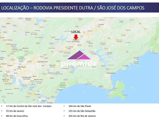 Terreno com 90000m², à venda, no bairro Eugenio de Melo em São José dos Campos