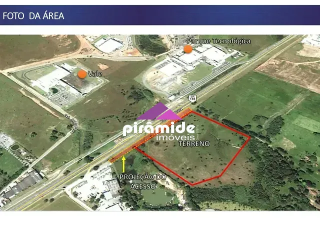 Terreno com 90000m², à venda, no bairro Eugenio de Melo em São José dos Campos