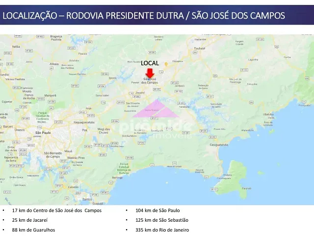 Terreno com 90000m², à venda, no bairro Eugenio de Melo em São José dos Campos