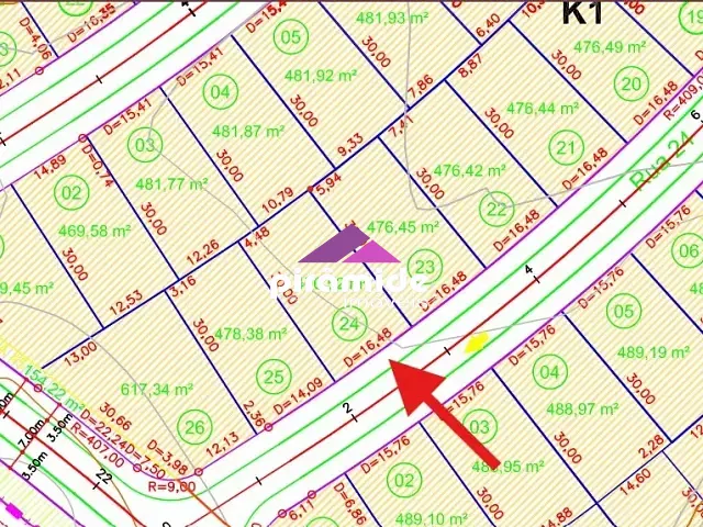 Terreno com 477m², à venda, no bairro Urbanova em São José dos Campos