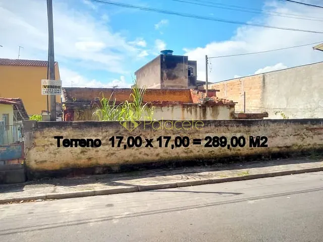 Terreno com 289m², à venda, no bairro São Sebastião em Aparecida