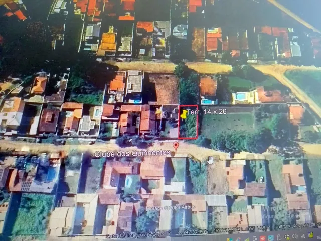 Terreno com 364m², à venda, no bairro Belveder Clube dos 500 em Guaratinguetá