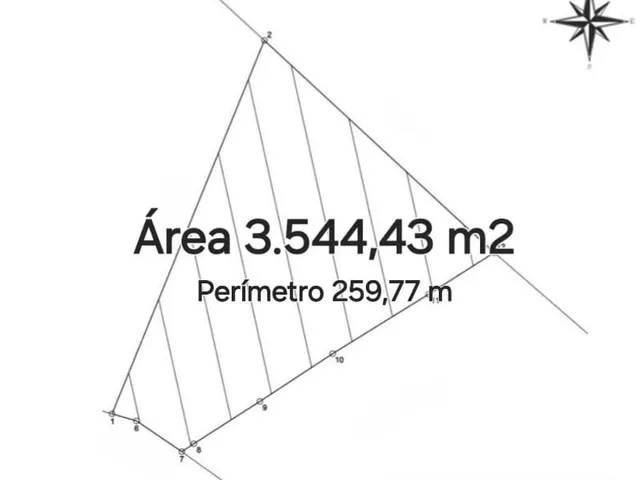 Terreno com 3544m², à venda, no bairro Loteamento Tom Jobim em São José dos Campos