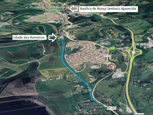 Terreno com 96800m², à venda, no bairro Aparecida em Aparecida