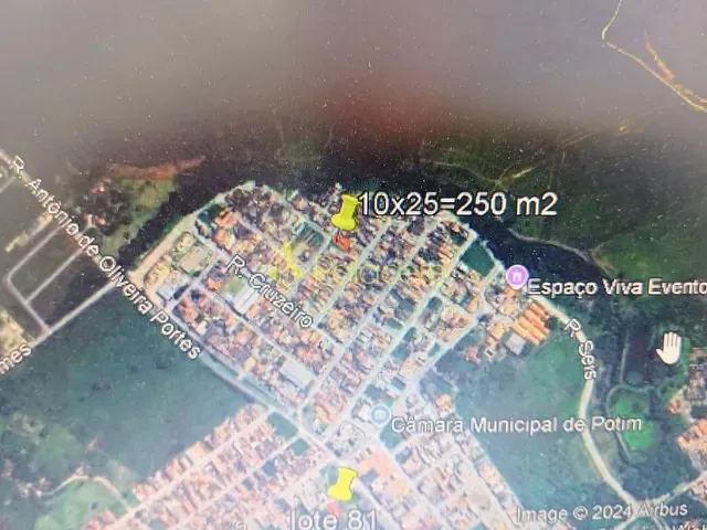 Terreno com 250m², à venda, no bairro Morada dos Marques em Potim