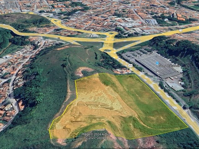 Terreno com 35711m², à venda, no bairro Tamandaré em Guaratinguetá
