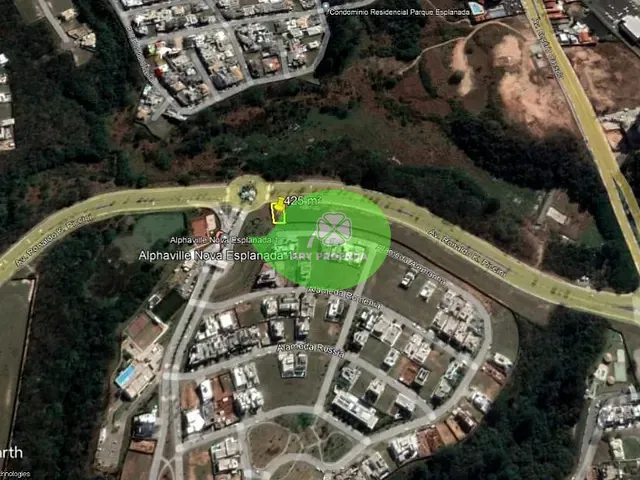 Terreno com 437m², para alugar, no bairro Alphaville Nova Esplanada em Votorantim