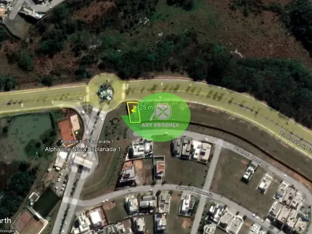 Terreno com 437m², para alugar, no bairro Alphaville Nova Esplanada em Votorantim