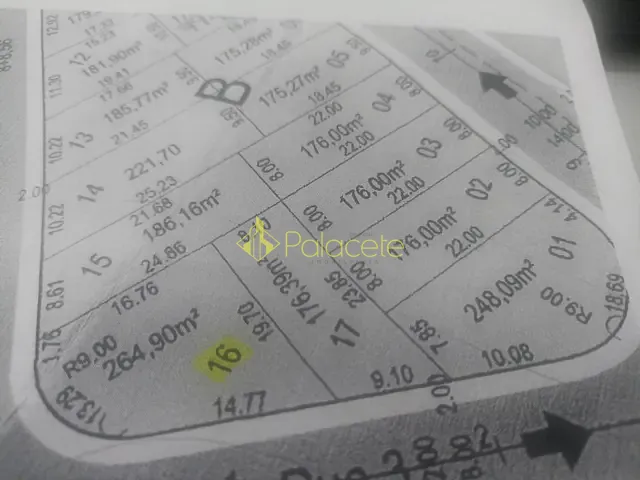 Terreno com 265m², à venda, no bairro Campinas em Pindamonhangaba