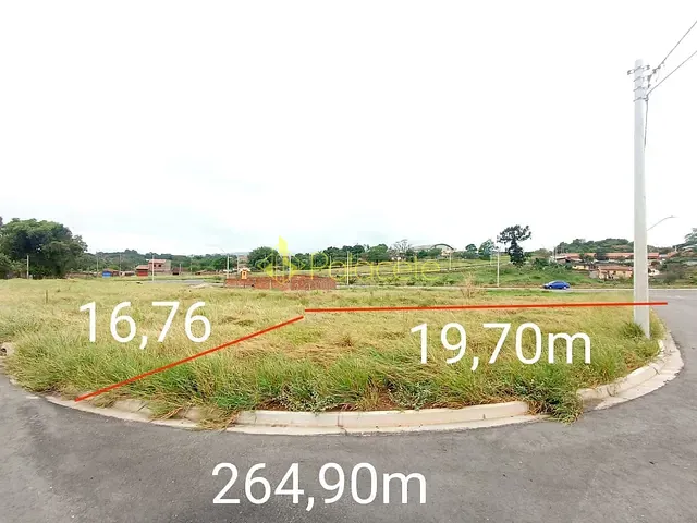 Terreno com 265m², à venda, no bairro Campinas em Pindamonhangaba