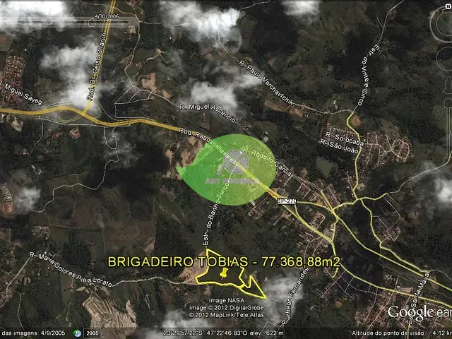 Terreno com 77368m², à venda, no bairro Brigadeiro Tobias em Sorocaba