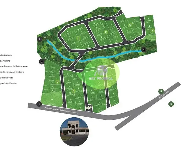 Terreno com 1249m², à venda, no bairro Alto da Boa Vista em Sorocaba