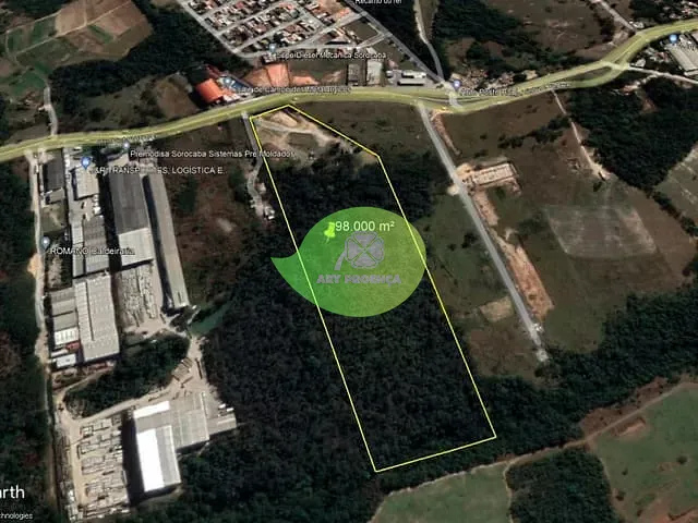 Terreno com 98000m², à venda, no bairro Zona Industrial em Sorocaba