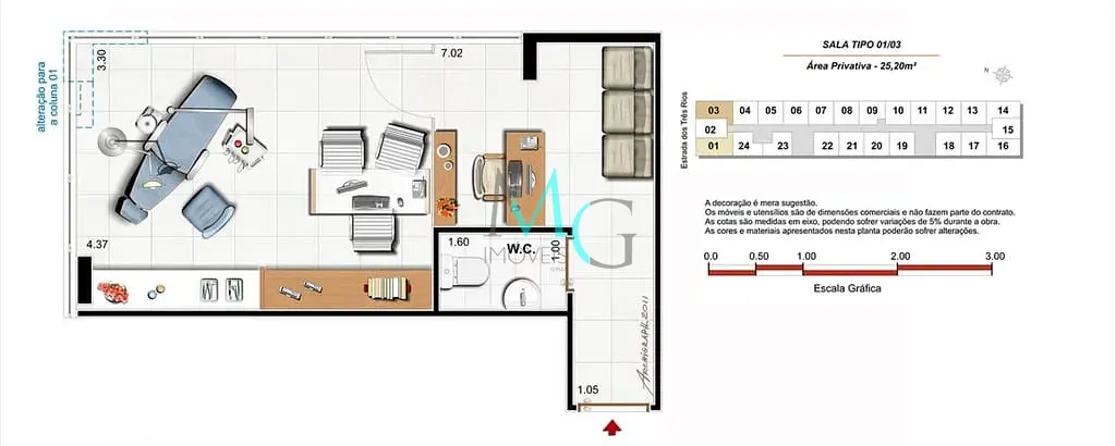 Sala-Conjunto, 22 m² - Foto 12