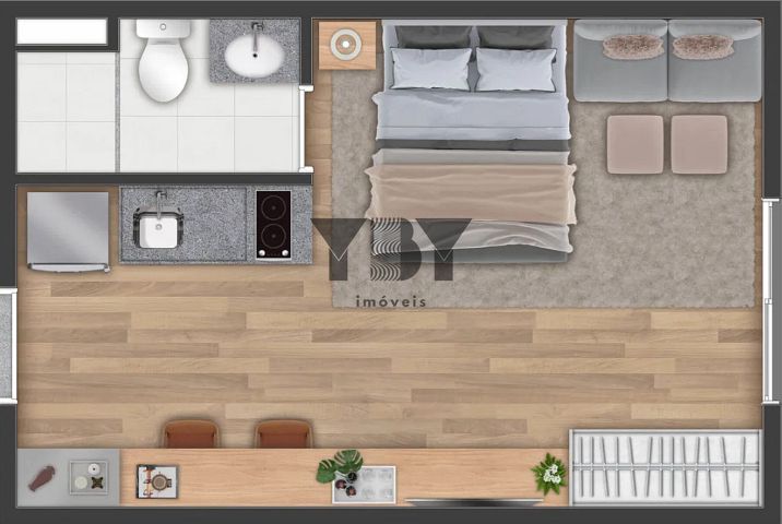 Apartamento, 1 quarto, 32 m² - Foto 13